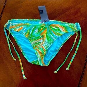 NWT- MASSIMO swim bottom size:XL multicolor orange, aqua blue, green
